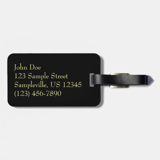 Sunrise op de Amerikaanse Maagdeneilanden in St. T Bagagelabel (Achterkant horizontaal)