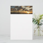 Sunrise op de Amerikaanse Maagdeneilanden in St. T Briefpapier (Staand voorkant)