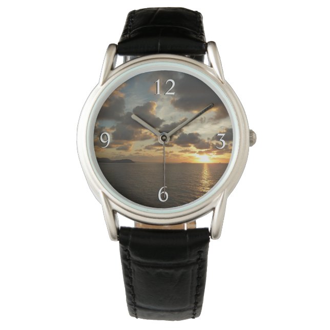 Sunrise op de Amerikaanse Maagdeneilanden in St. T Horloge (Voorkant)