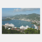 Sunrise op de Amerikaanse Maagdeneilanden in St. T Inpakpapier Vel (Voorkant 2)