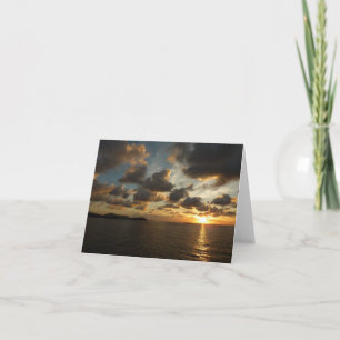 Sunrise op de Amerikaanse Maagdeneilanden in St. T Kaart