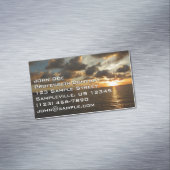 Sunrise op de Amerikaanse Maagdeneilanden in St. T Magnetisch Visitekaartje (Voorbeeld)