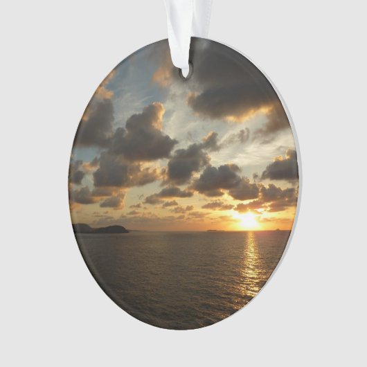 Sunrise op de Amerikaanse Maagdeneilanden in St. T Ornament (voorkant)