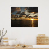 Sunrise op de Amerikaanse Maagdeneilanden in St. T Poster (Keuken)