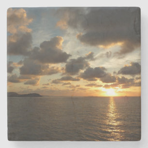 Sunrise op de Amerikaanse Maagdeneilanden in St. T Stenen Onderzetter