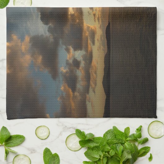 Sunrise op de Amerikaanse Maagdeneilanden in St. T Theedoek (Gevouwen)