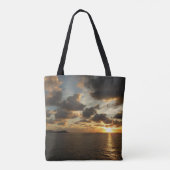 Sunrise op de Amerikaanse Maagdeneilanden in St. T Tote Bag (Achterkant)