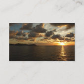 Sunrise op de Amerikaanse Maagdeneilanden in St. T Visitekaartje (Achterkant)