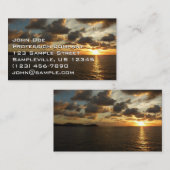 Sunrise op de Amerikaanse Maagdeneilanden in St. T Visitekaartje (Voorkant / Achterkant)