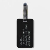 Sunrise op de Amerikaanse Maagdeneilanden St. Thom Bagagelabel (Achterkant verticaal)