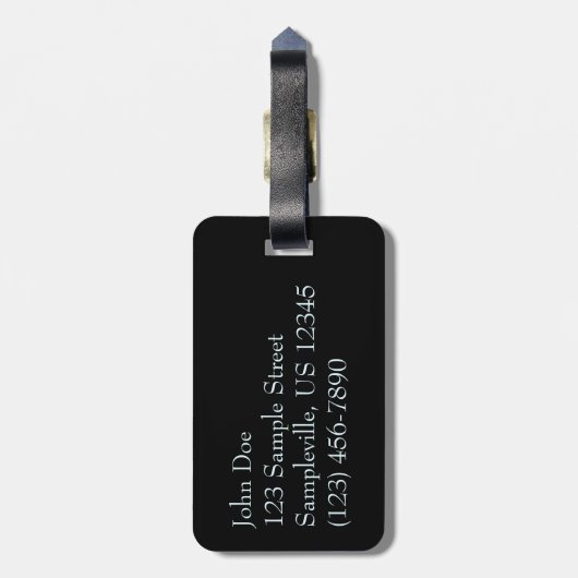 Sunrise op de Amerikaanse Maagdeneilanden St. Thom Bagagelabel (Achterkant verticaal)