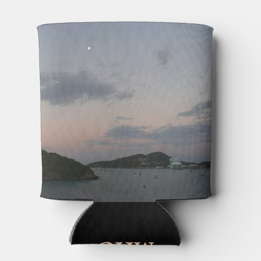 Sunrise op de Amerikaanse Maagdeneilanden St. Thom Blikjeskoeler (Achterkant)