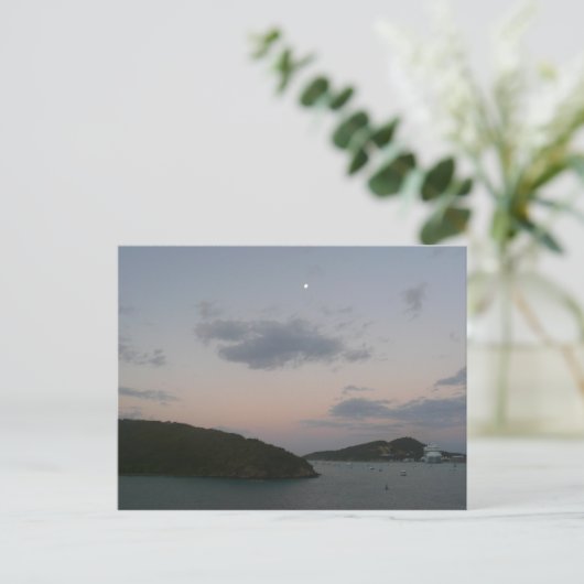 Sunrise op de Amerikaanse Maagdeneilanden St. Thom Briefkaart (Staand voorkant)