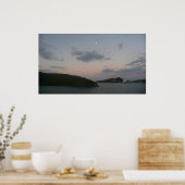 Sunrise op de Amerikaanse Maagdeneilanden St. Thom Poster (Keuken)