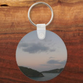 Sunrise op de Amerikaanse Maagdeneilanden St. Thom Sleutelhanger (Achterkant)