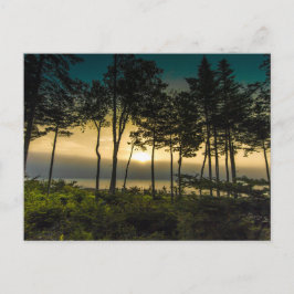 Sunrise op de baai van Gouldsboro, Maine Briefkaart