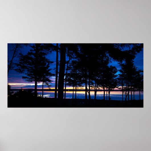 Sunrise op de baai van Gouldsboro, Maine Poster (Voorkant)