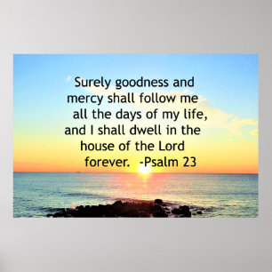 SUNRISE OP DE OCEAN 23RD PSALM FOTO POSTER