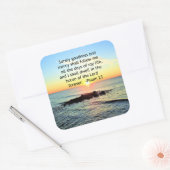SUNRISE OP DE OCEAN 23RD PSALM FOTO VIERKANTE STICKER (Envelop)