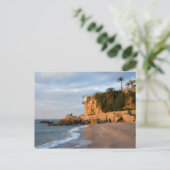 Sunrise op een strand in Nerja Briefkaart (Staand voorkant)