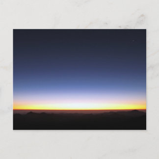 Sunrise op het Briefkaart Mt Sinai