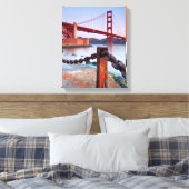 Sunrise op het punt van de Fort Canvas Afdruk (Insitu (Slaapkamer))