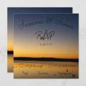 Sunrise op het RSVP-meer Kaart (Voorkant / Achterkant)