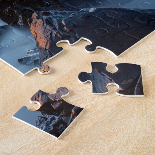 Sunrise op het superieure Puzzle-meer Legpuzzel (Zijkant)