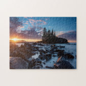 Sunrise op het superieure Puzzle-meer Legpuzzel (Horizontaal)