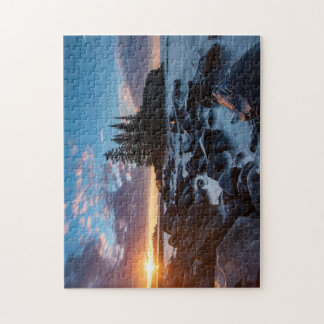 Sunrise op het superieure Puzzle-meer Legpuzzel