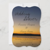 Sunrise op het Vrijgezellenfeest van het meer Kaart (Voorkant)