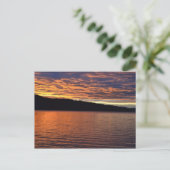 Sunrise op Lake Washington Briefkaart (Staand voorkant)