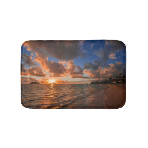 Sunrise op Mokulua Island Badmat