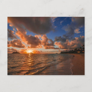 Sunrise op Mokulua Island Briefkaart