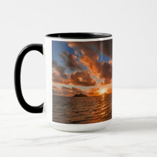 Sunrise op Mokulua Island Mok