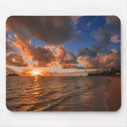 Sunrise op Mokulua Island Muismat (Voorkant)