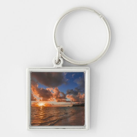 Sunrise op Mokulua Island Sleutelhanger (Voorkant)