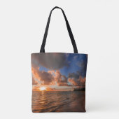 Sunrise op Mokulua Island Tote Bag (Achterkant)