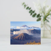 Sunrise op Mount Bromo, Java, Indonesië Briefkaart (Staand voorkant)