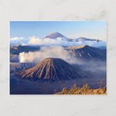 Sunrise op Mount Bromo, Java, Indonesië Briefkaart (Voorkant)