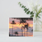 Sunrise op O'ahu Island, HI Briefkaart (Staand voorkant)