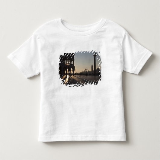 Sunrise op Plaza San Marco Kinder Shirts (Voorkant)