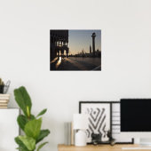 Sunrise op Plaza San Marco Poster (Thuiskantoor)
