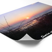 Sunrise op Tybee Island... Poster (Hoek)