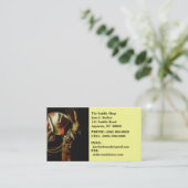 SUNRISE OP WESTERN VISITEKAARTJES COWBOY PET (Staand voorkant)