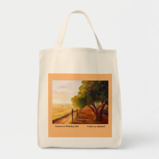 Sunrise op Whiskey Hill Canvas Grocery Bag Tote Bag