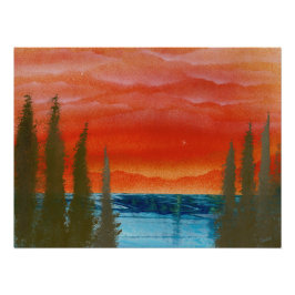 Sunrise or Sunset Foto Afdruk