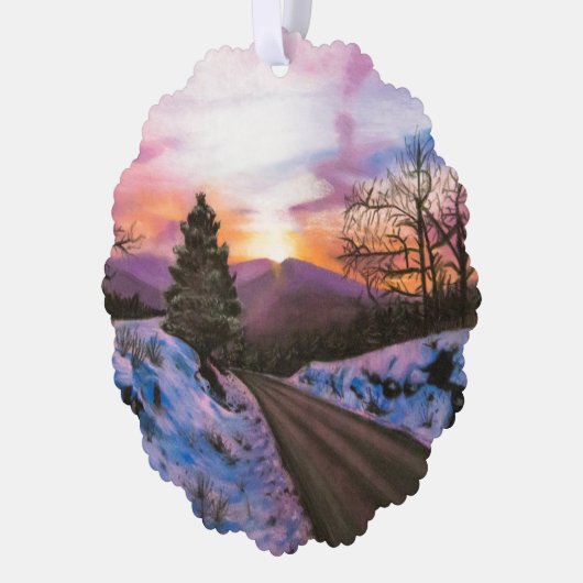 Sunrise Ornament Kaart (Links)