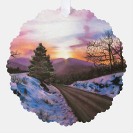 Sunrise Ornament Kaart