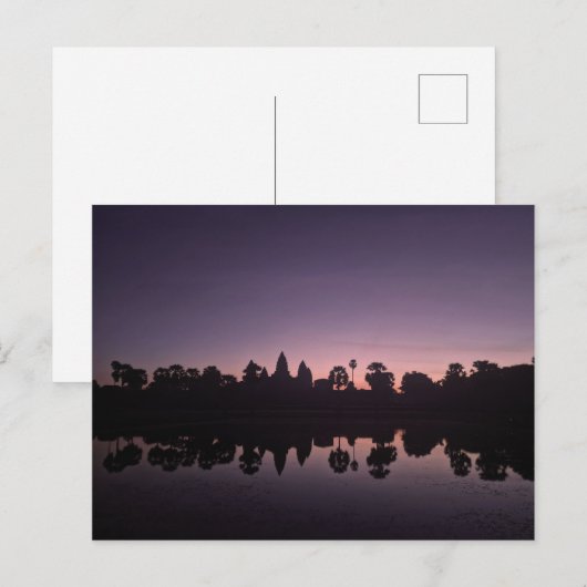 Sunrise over Angkor Wat Cambodia Briefkaart (Voorkant / Achterkant)